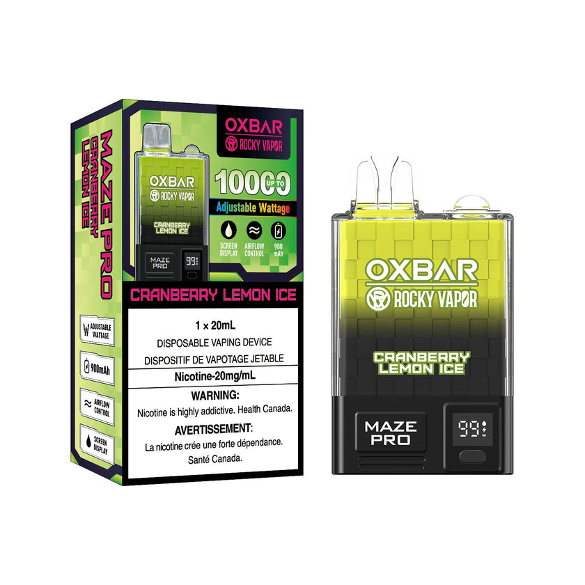 Oxbar Maze Pro - Disposable E-Cig (EXCISE TAXED) (10000 Puffs)
