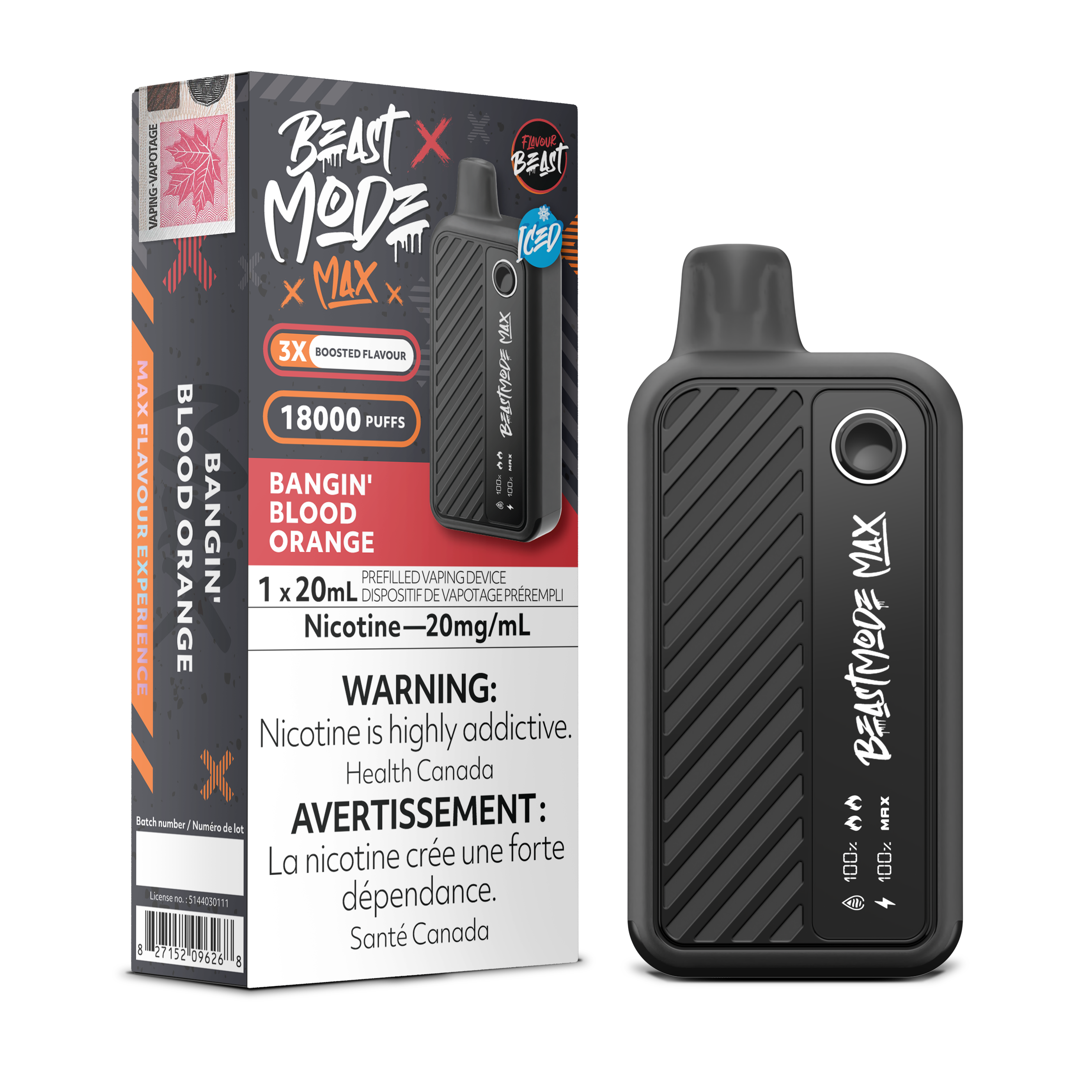 Flavour Beast Mode Max - Disposable E-Cig (EXCISE TAXED) (18k Puffs)