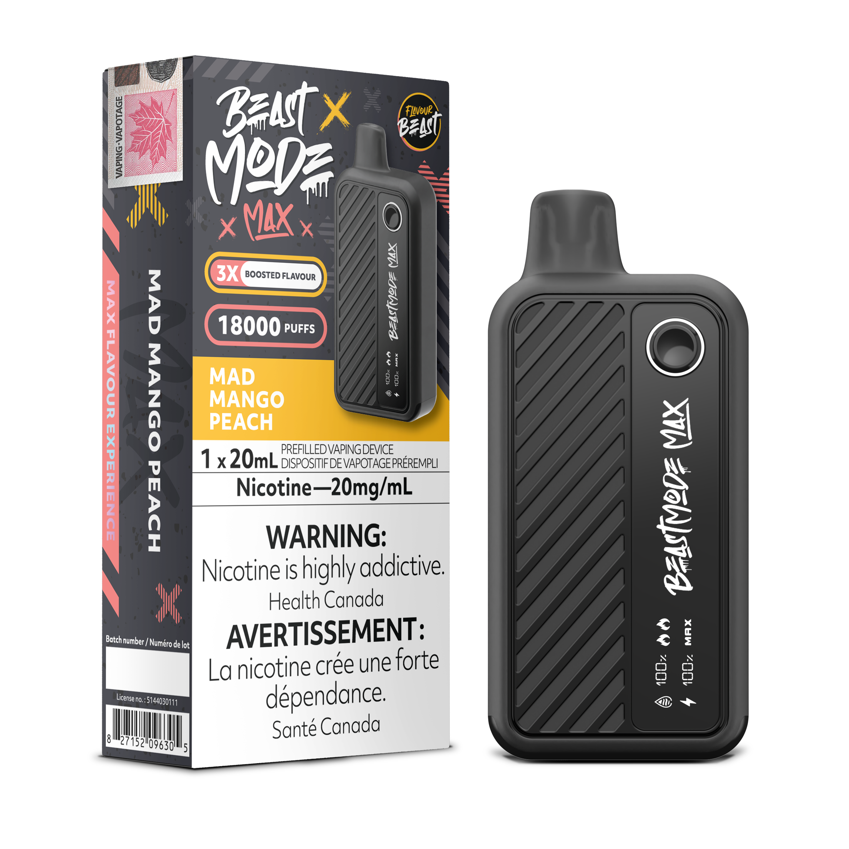 Flavour Beast Mode Max - Disposable E-Cig (EXCISE TAXED) (18k Puffs)