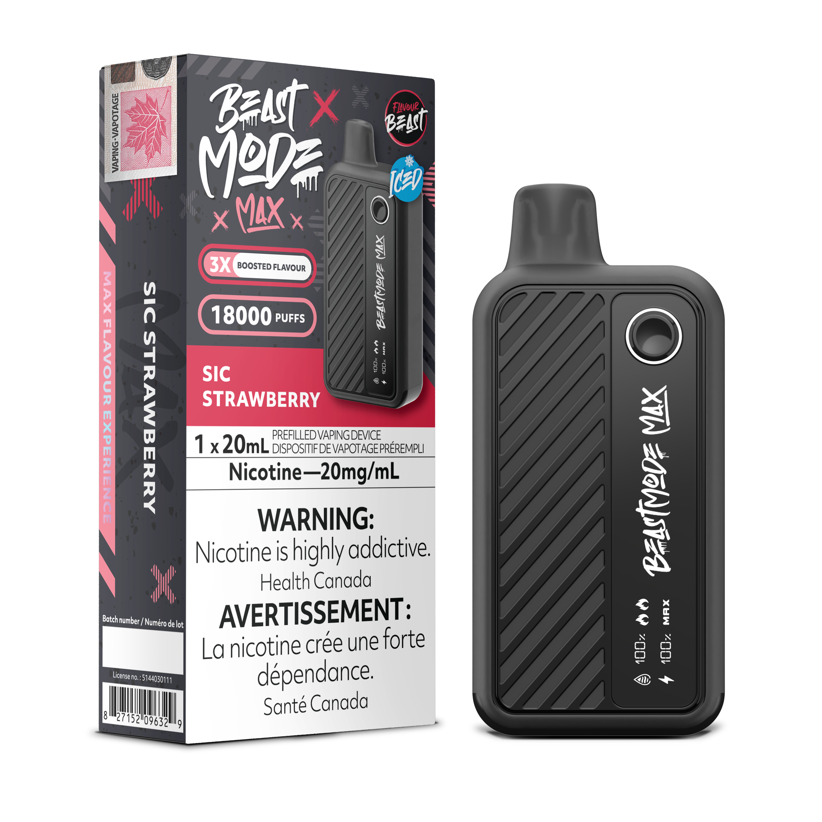 Flavour Beast Mode Max - Disposable E-Cig (EXCISE TAXED) (18k Puffs)