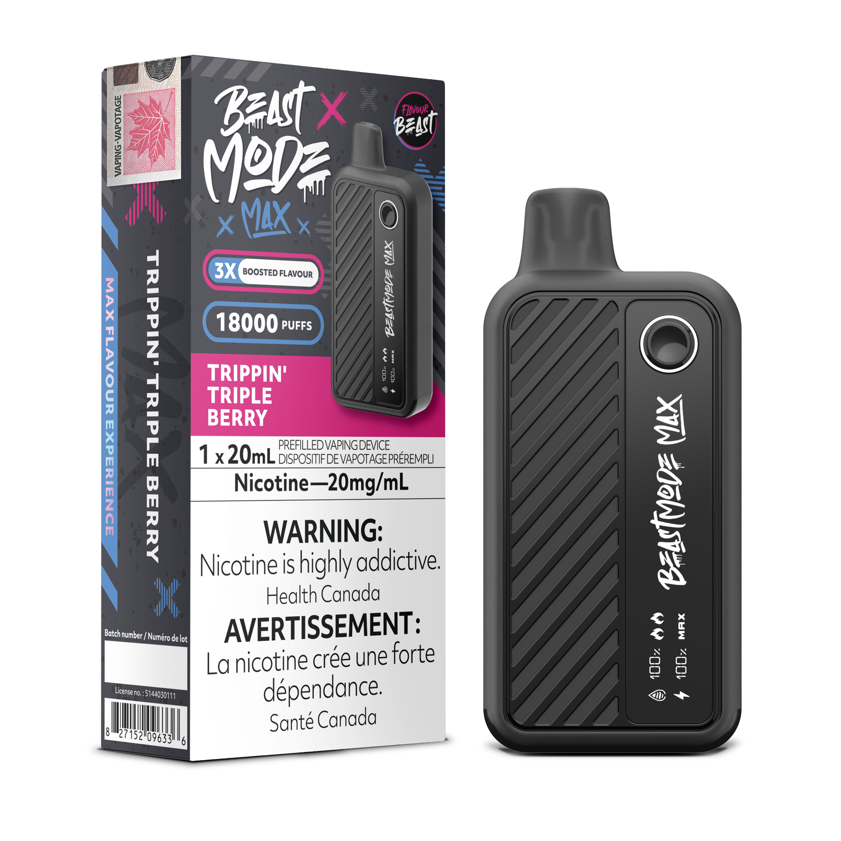 Flavour Beast Mode Max - Disposable E-Cig (EXCISE TAXED) (18k Puffs)
