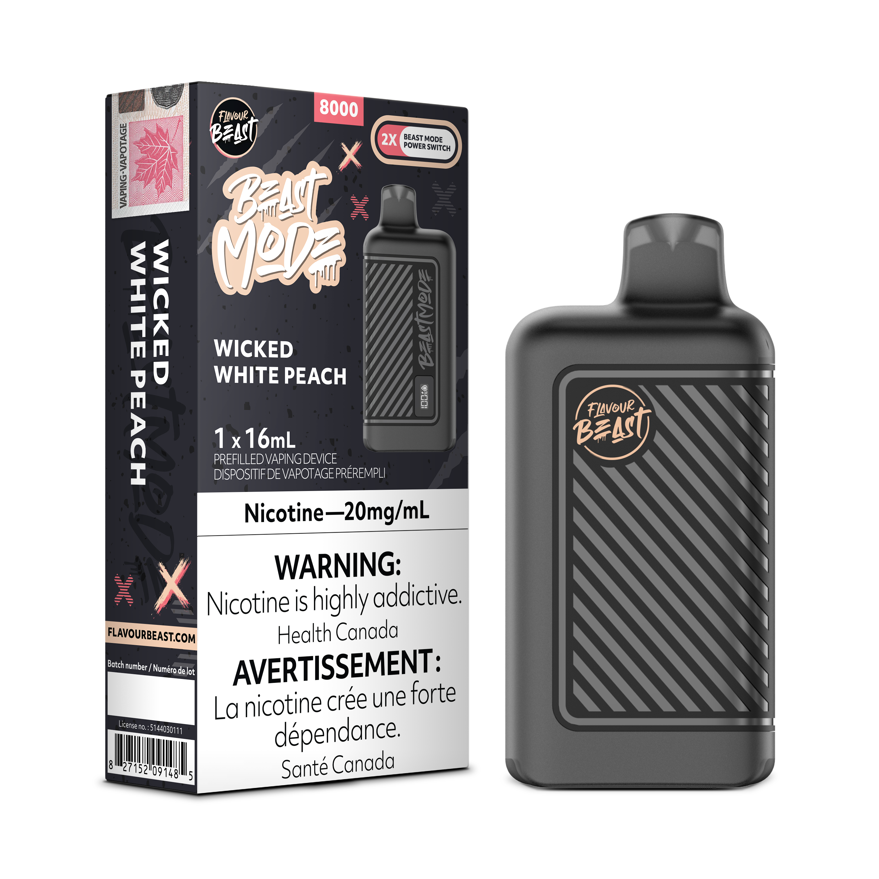 Flavour Beast Mode - Disposable E-Cig (EXCISE TAXED) (8000 Puffs)