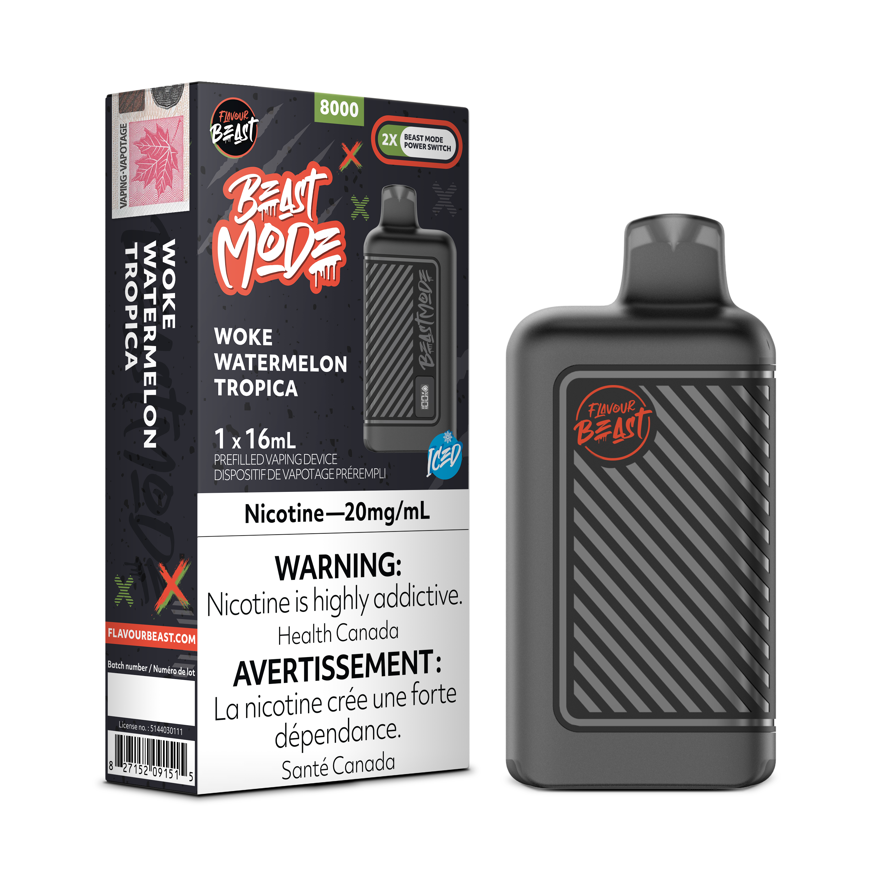 Flavour Beast Mode - Disposable E-Cig (EXCISE TAXED) (8000 Puffs)