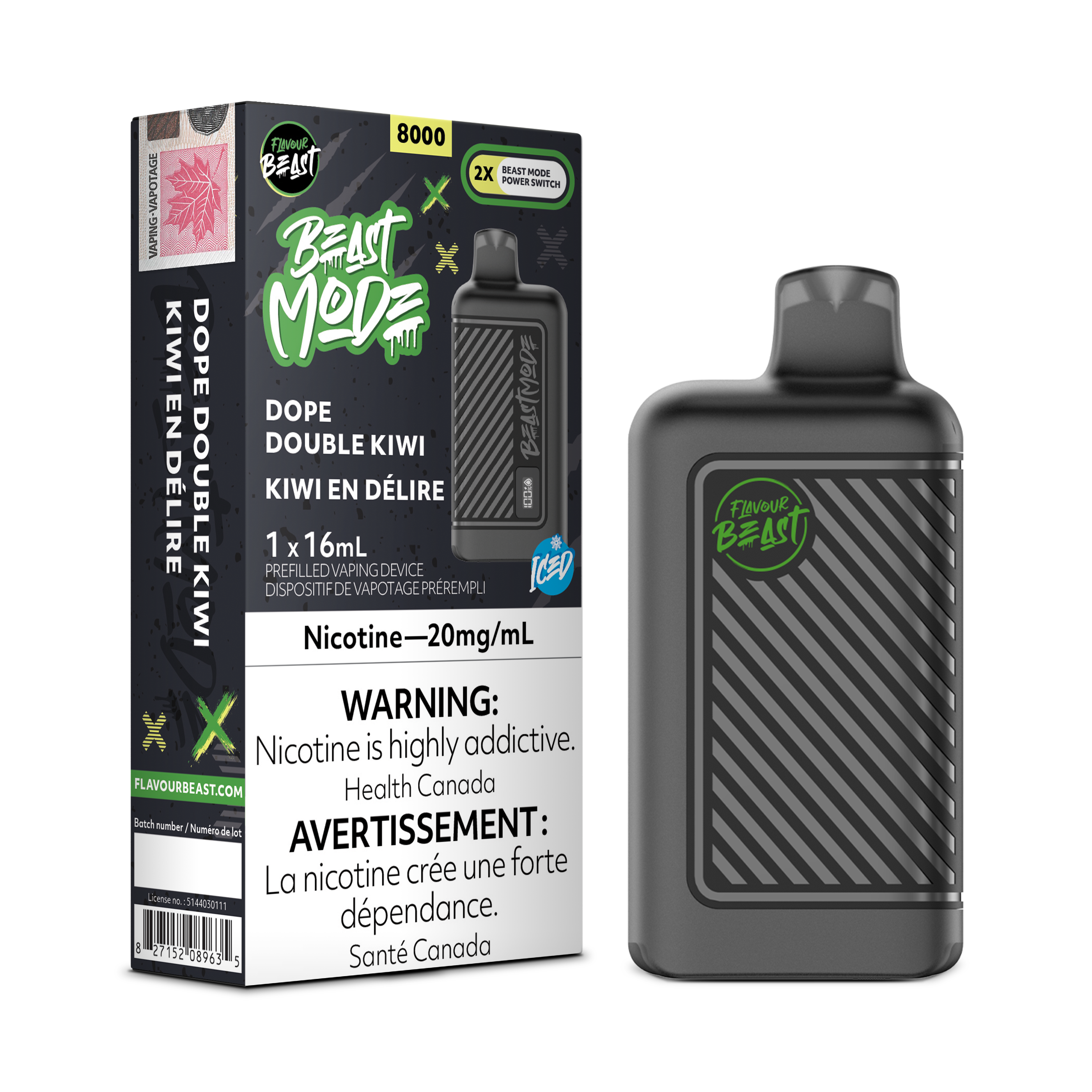 Flavour Beast Mode - Disposable E-Cig (EXCISE TAXED) (8000 Puffs)