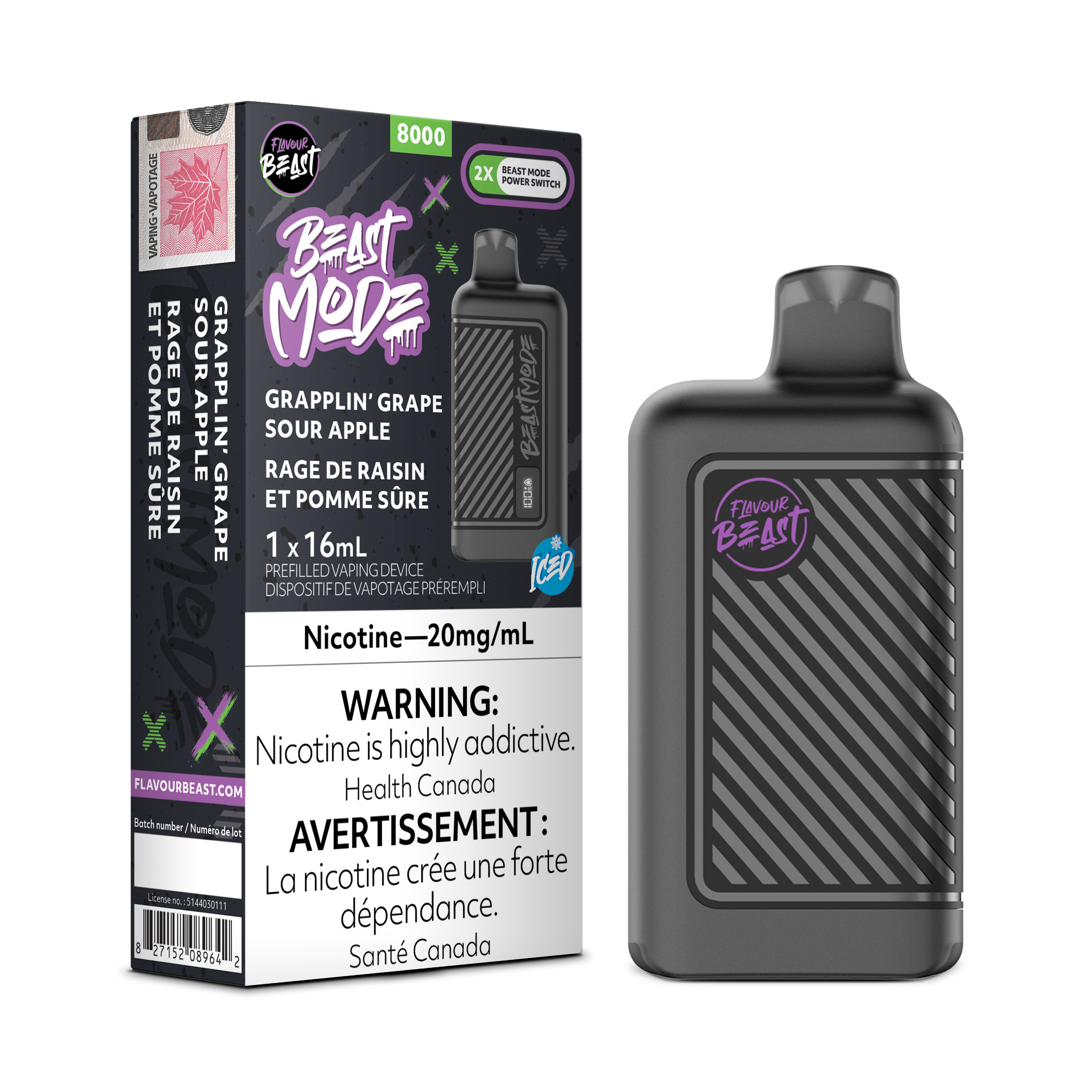Flavour Beast Mode - Disposable E-Cig (EXCISE TAXED) (8000 Puffs)