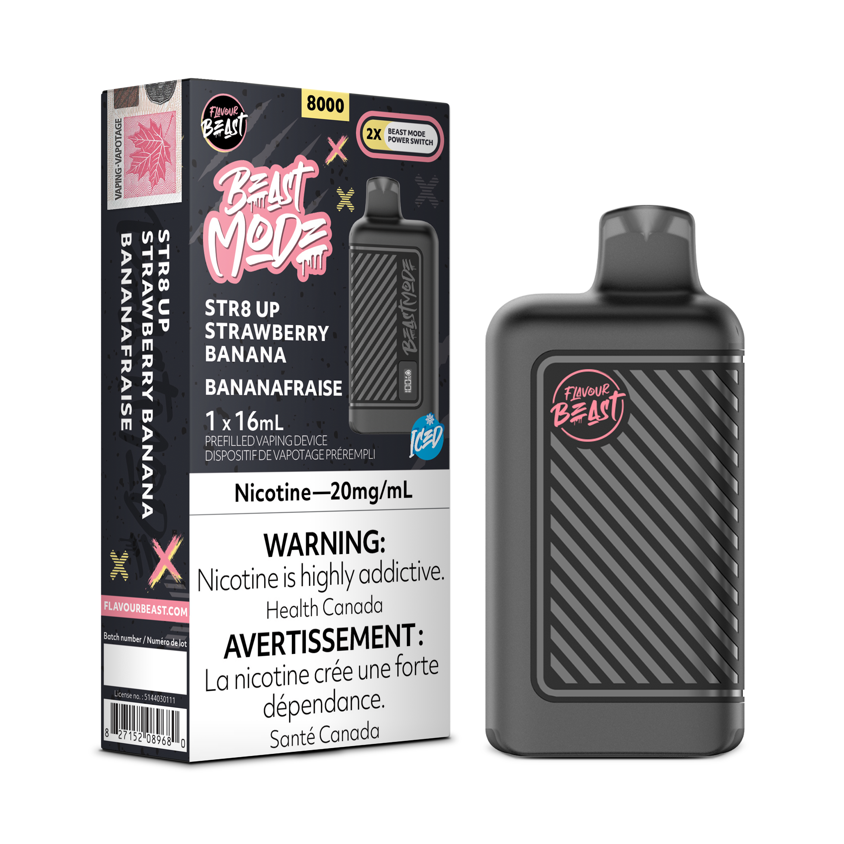 Flavour Beast Mode - Disposable E-Cig (EXCISE TAXED) (8000 Puffs)
