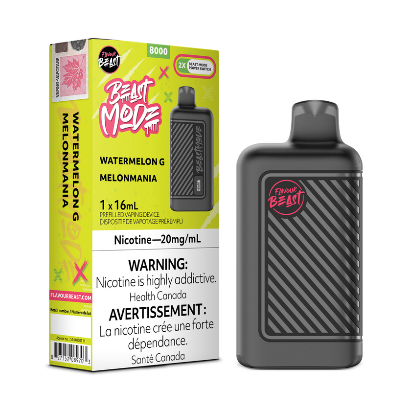 Flavour Beast Mode - Disposable E-Cig (EXCISE TAXED) (8000 Puffs)