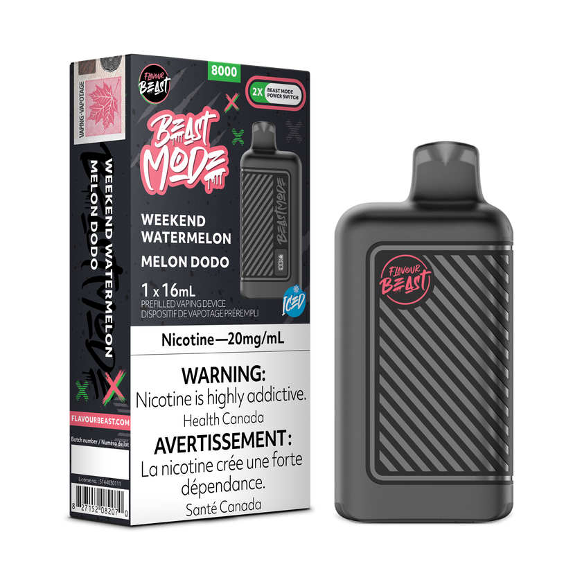Flavour Beast Mode - Disposable E-Cig (EXCISE TAXED) (8000 Puffs)
