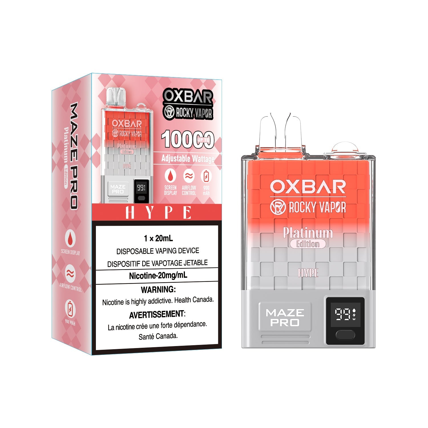 Oxbar Maze Pro - Disposable E-Cig (EXCISE TAXED) (10000 Puffs)