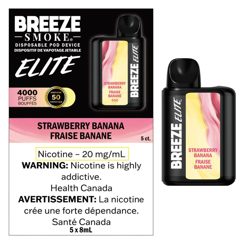 Breeze Elite - Disposable E-Cig (4000 Puffs) (EXCISE TAXED)
