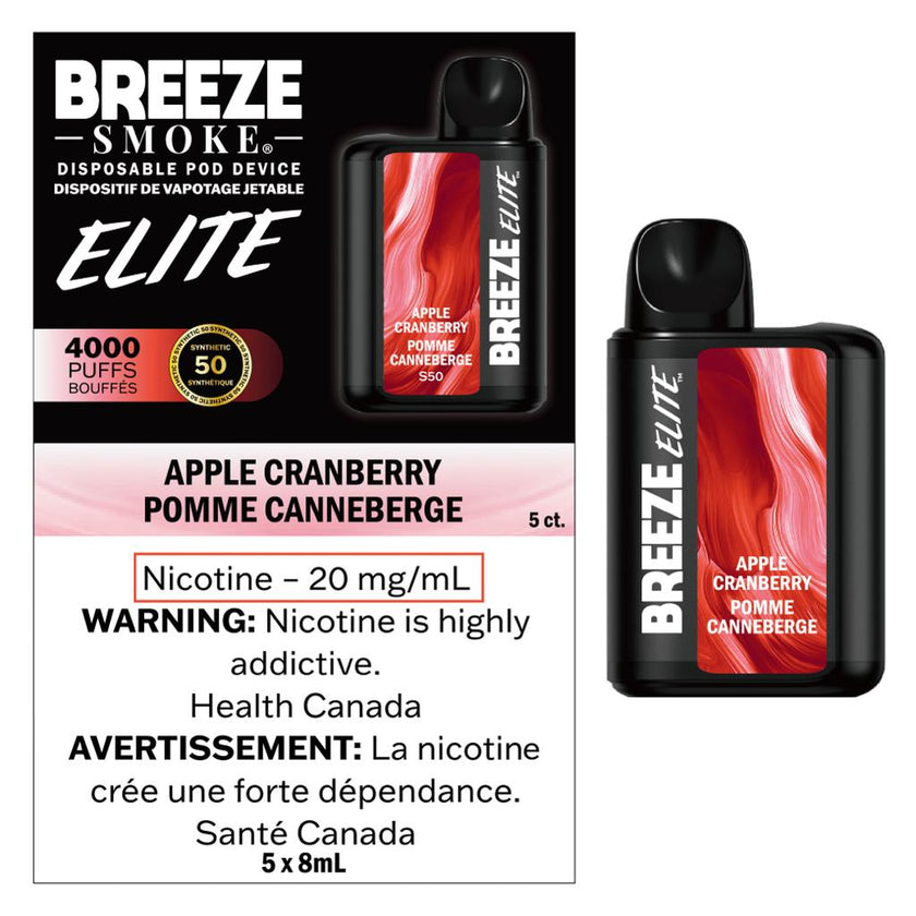 Breeze Elite - Disposable E-Cig (4000 Puffs) (EXCISE TAXED)