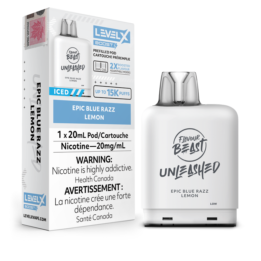 Level X - Flavour Beast Boost Unleashed Pods (15k puffs)