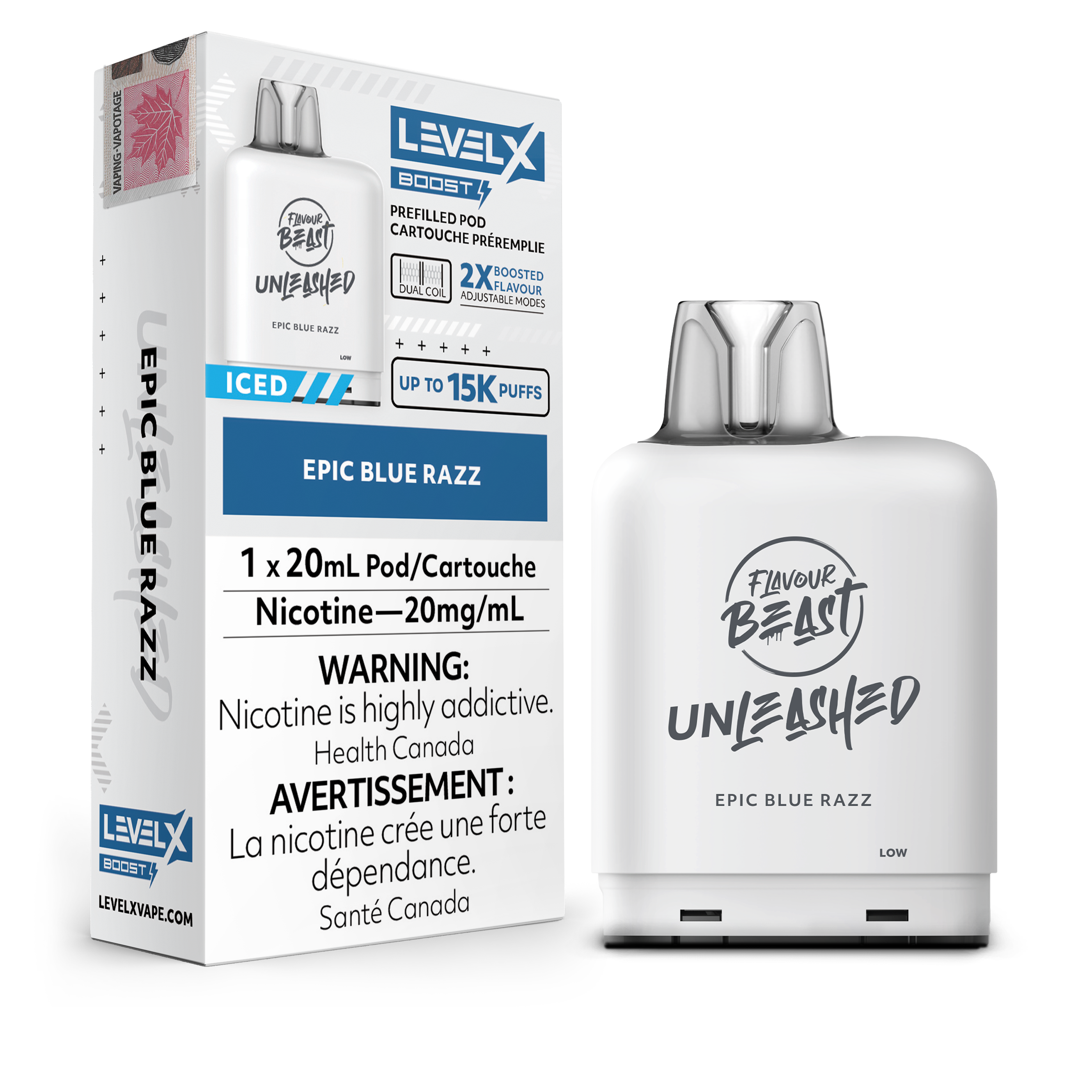 Level X - Flavour Beast Boost Unleashed Pods (15k puffs)