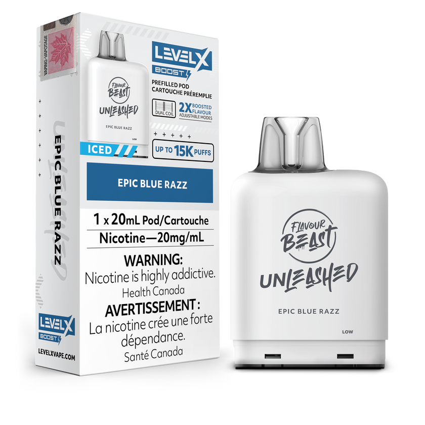 Level X - Flavour Beast Boost Unleashed Pods (15k puffs)