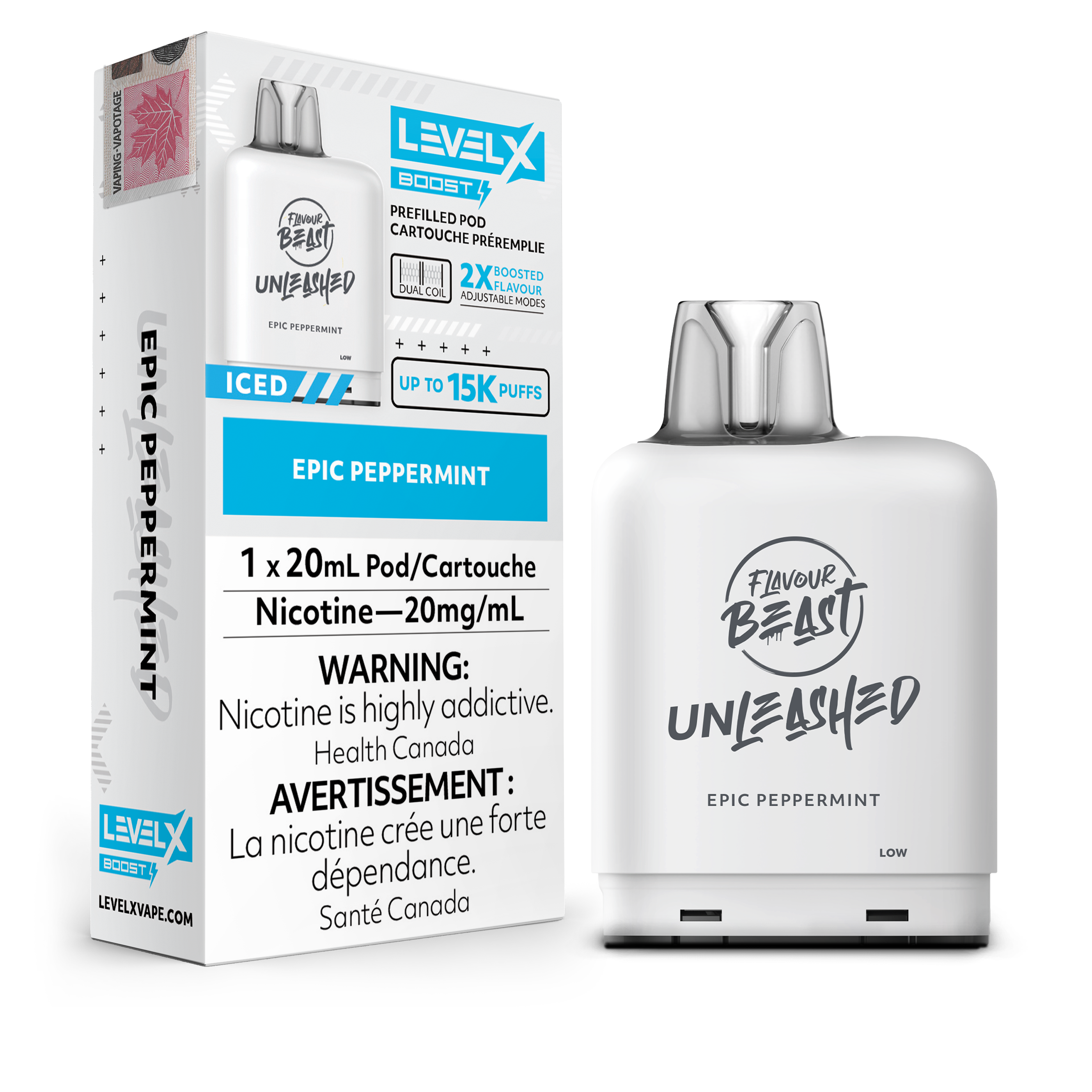 Level X - Flavour Beast Boost Unleashed Pods (15k puffs)