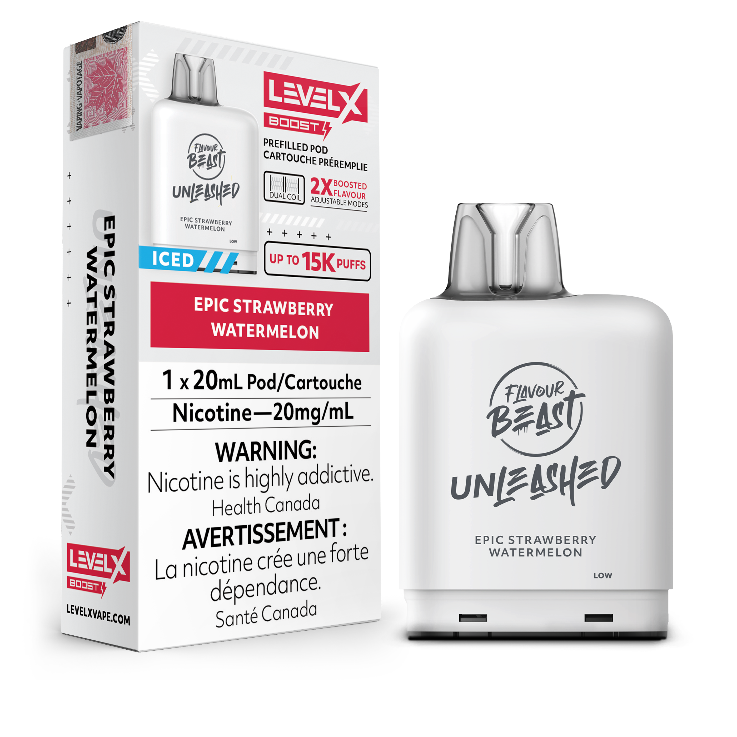 Level X - Flavour Beast Boost Unleashed Pods (15k puffs)