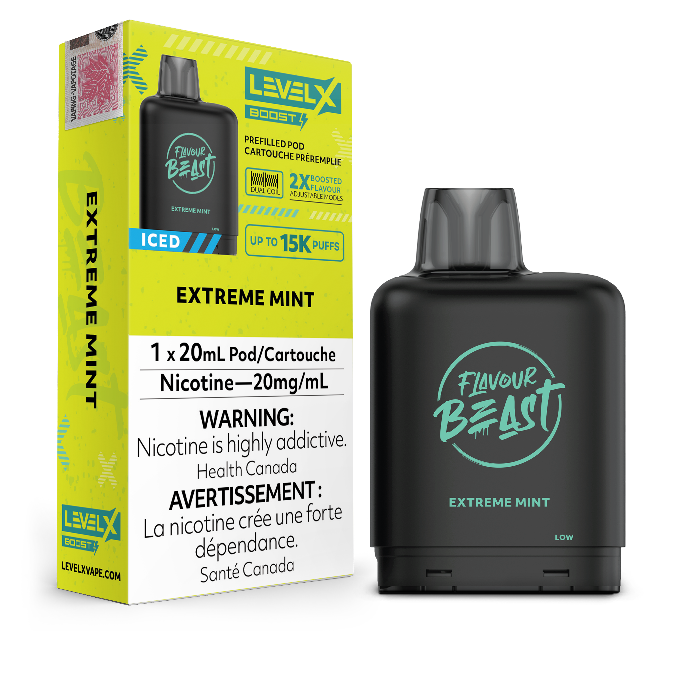 Level X - Flavour Beast Boost Pods (15k puffs)