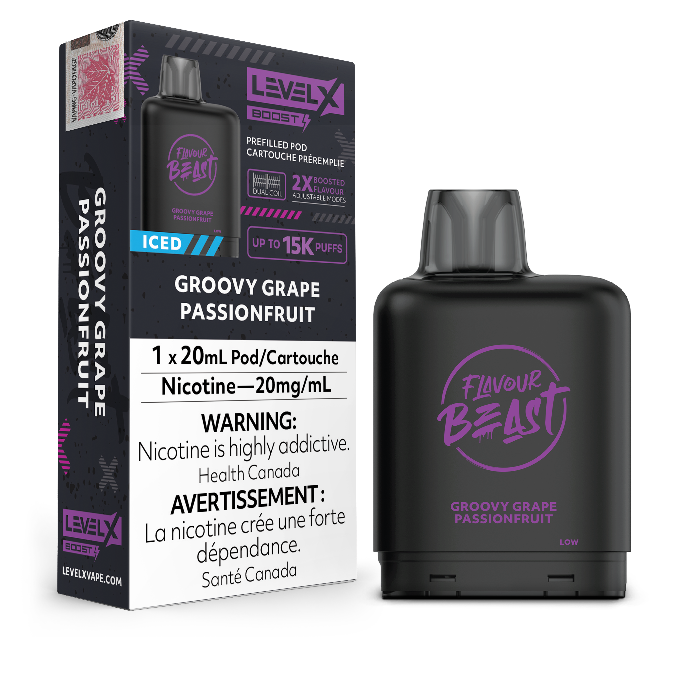 Level X - Flavour Beast Boost Pods (15k puffs)