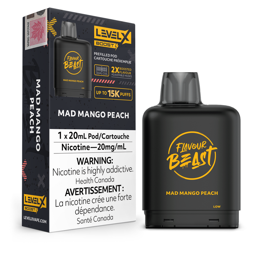 Level X - Flavour Beast Boost Pods (15k puffs)