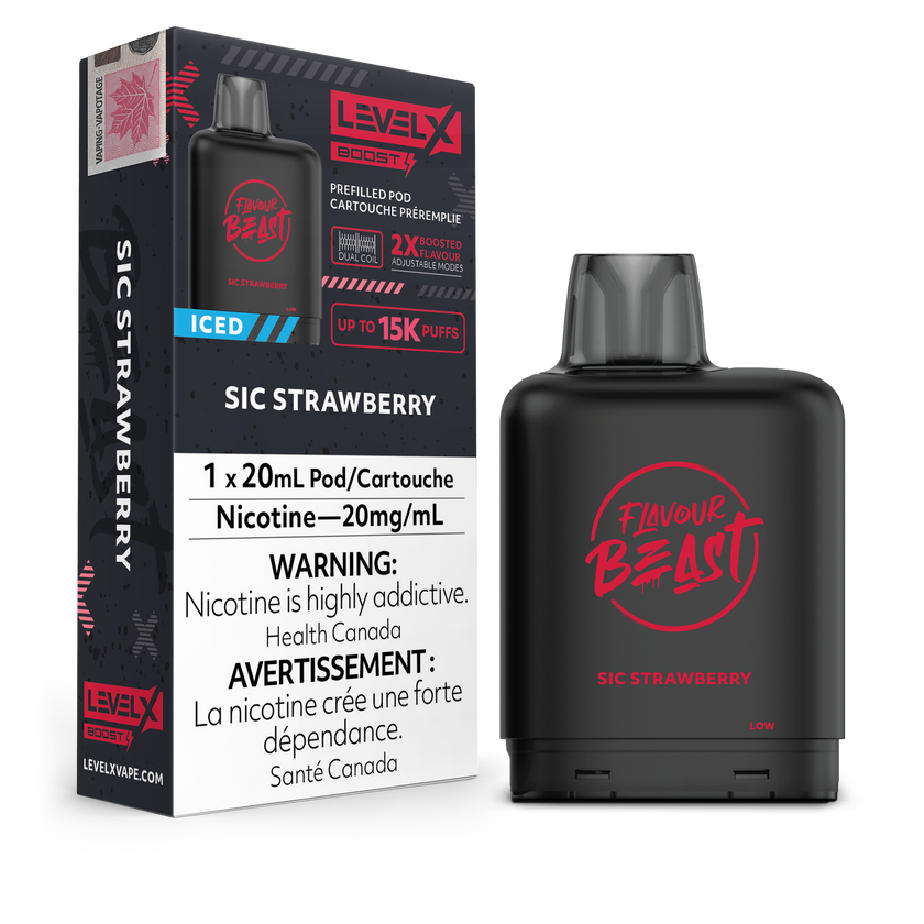 Level X - Flavour Beast Boost Pods (15k puffs)