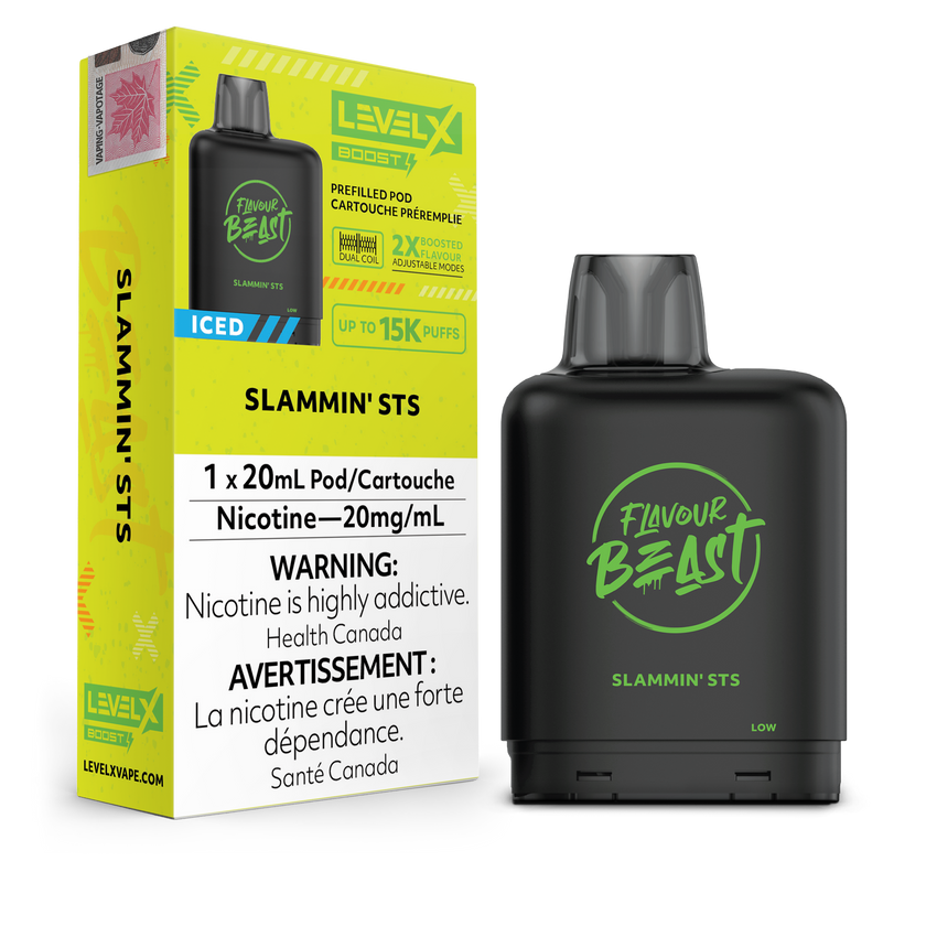 Level X - Flavour Beast Boost Pods (15k puffs)