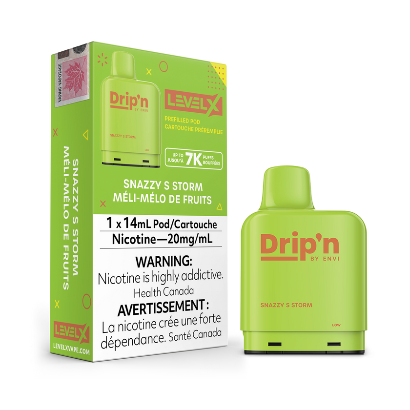 Level X - Drip'n Pods (7000 Puffs)