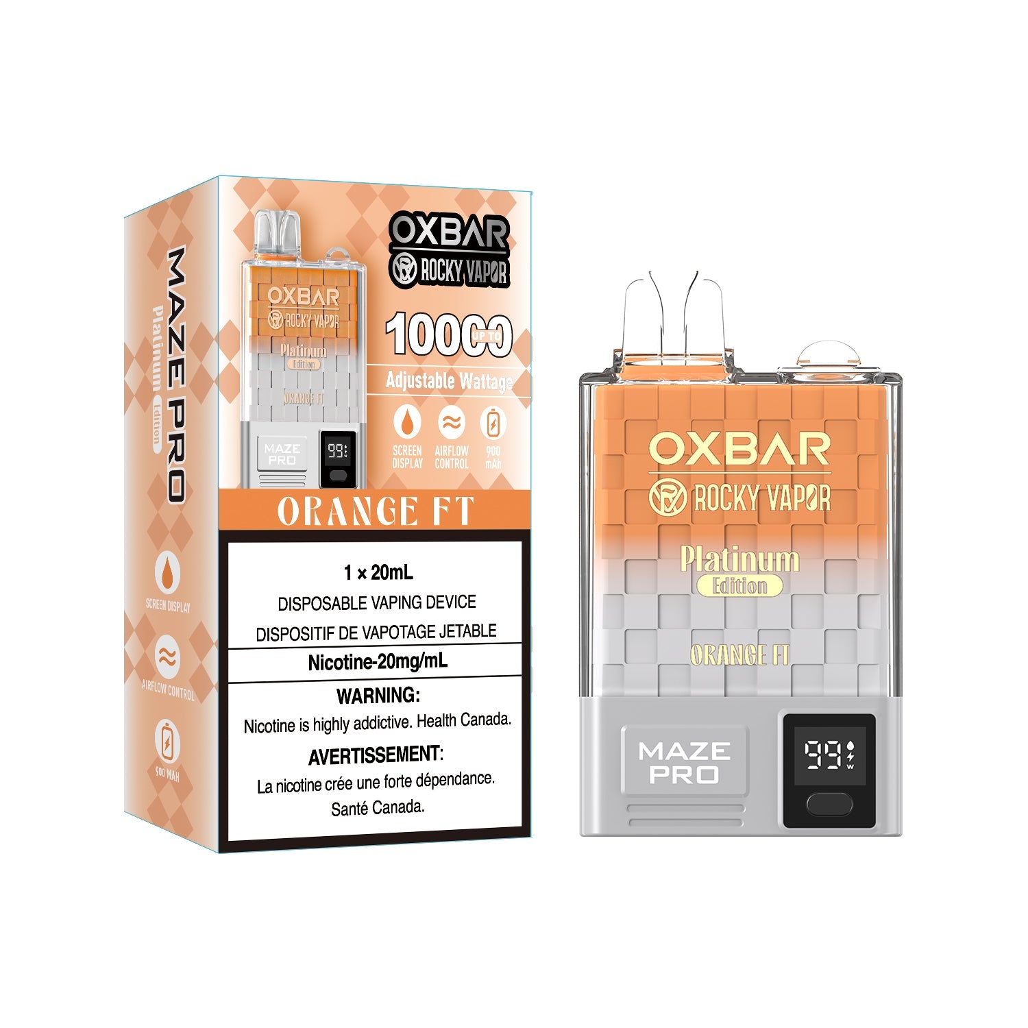 Oxbar Maze Pro - Disposable E-Cig (EXCISE TAXED) (10000 Puffs)