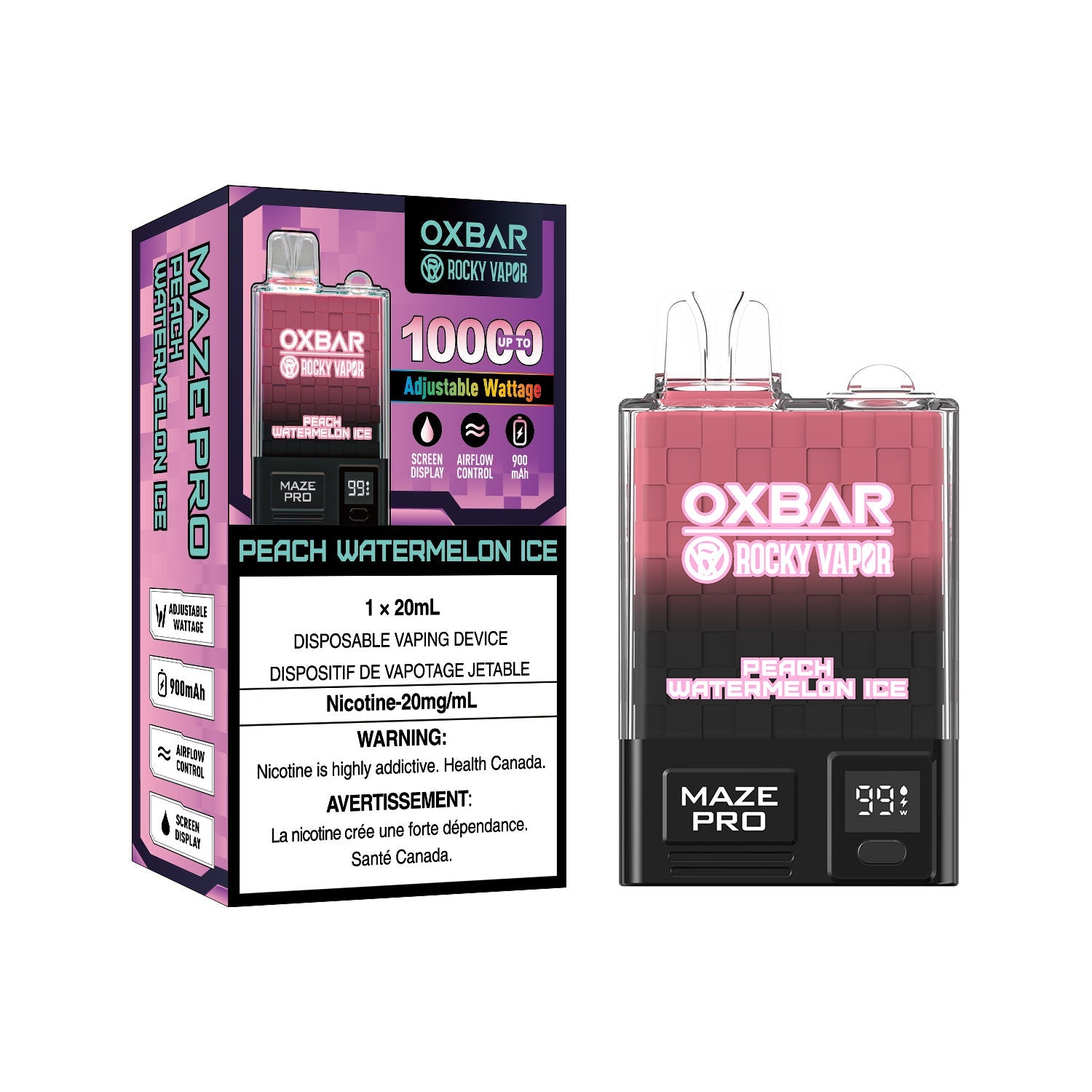 Oxbar Maze Pro - Disposable E-Cig (EXCISE TAXED) (10000 Puffs)