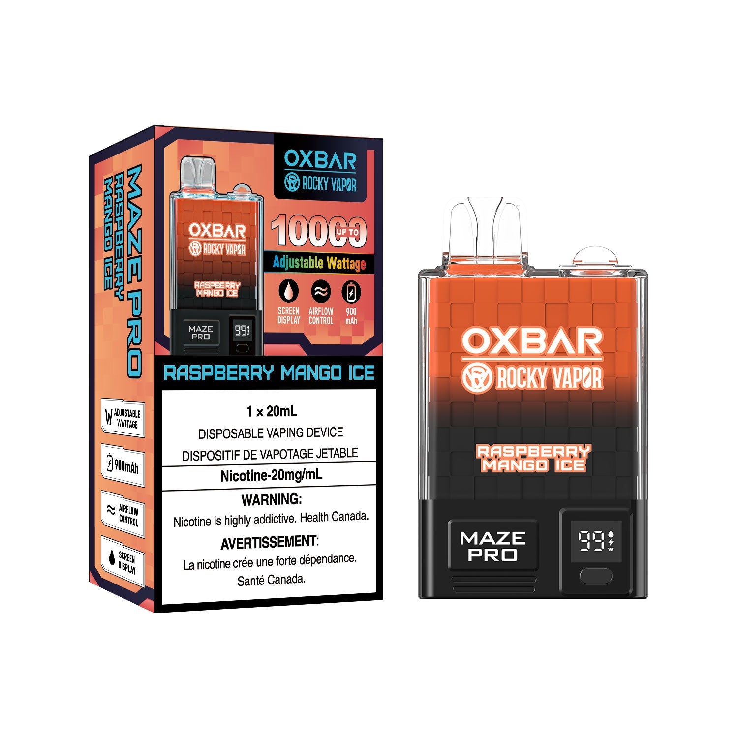 Oxbar Maze Pro - Disposable E-Cig (EXCISE TAXED) (10000 Puffs)
