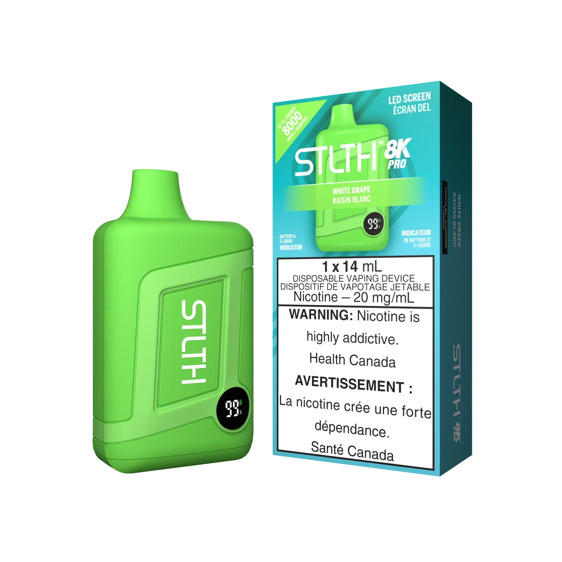 STLTH 8K Pro - Disposable E-Cig (EXCISE TAXED) (8000 Puffs)