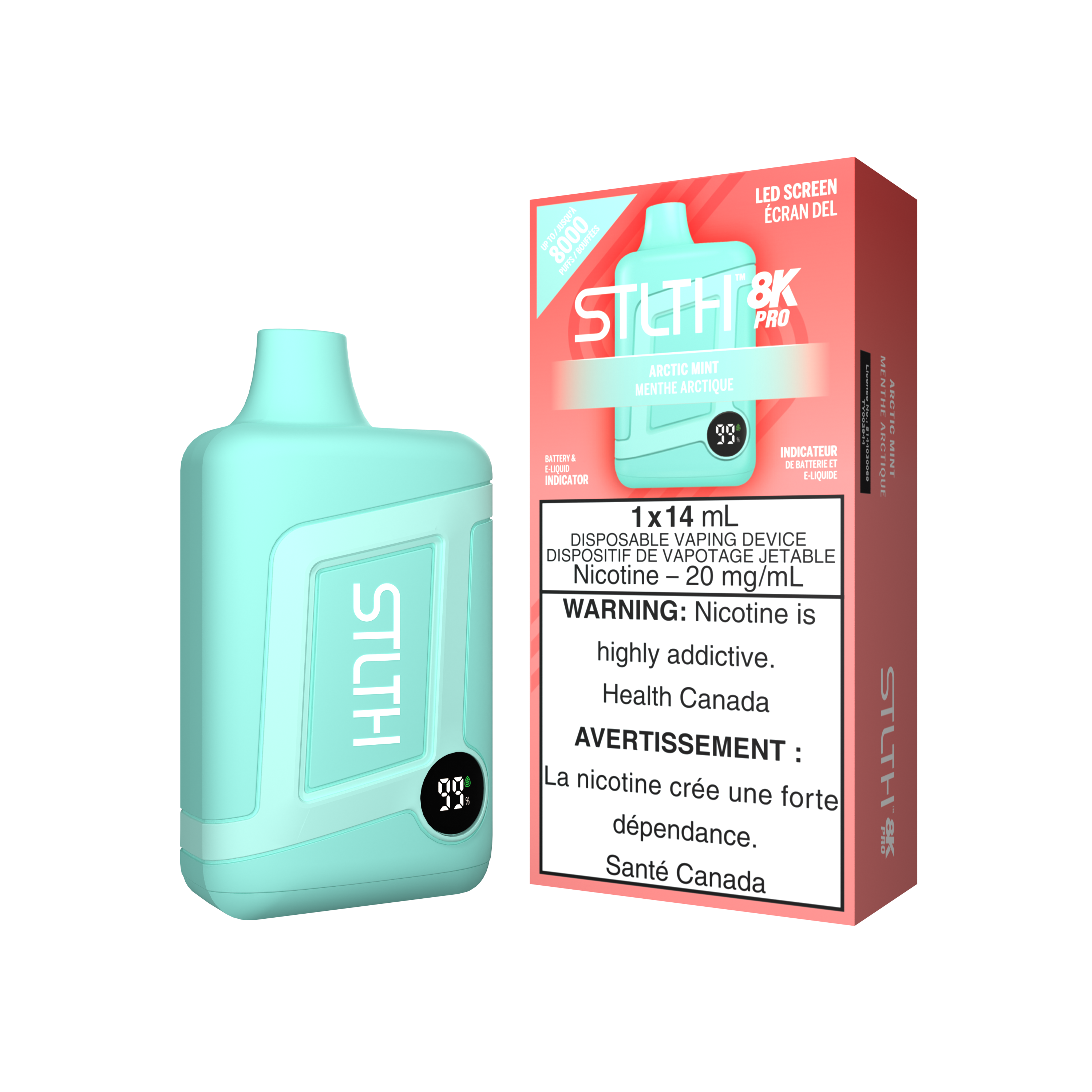 STLTH 8K Pro - Disposable E-Cig (EXCISE TAXED) (8000 Puffs)
