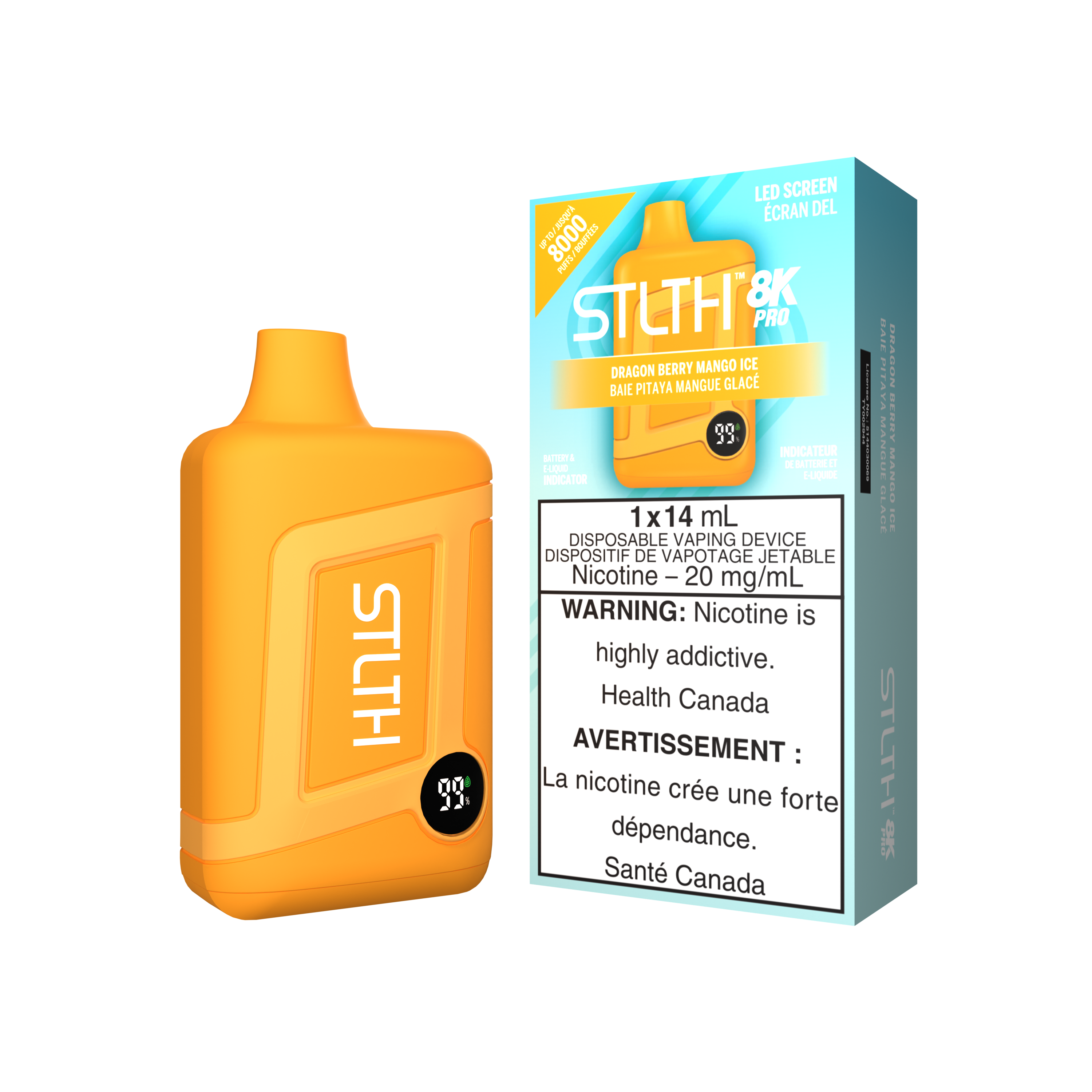 STLTH 8K Pro - Disposable E-Cig (EXCISE TAXED) (8000 Puffs)