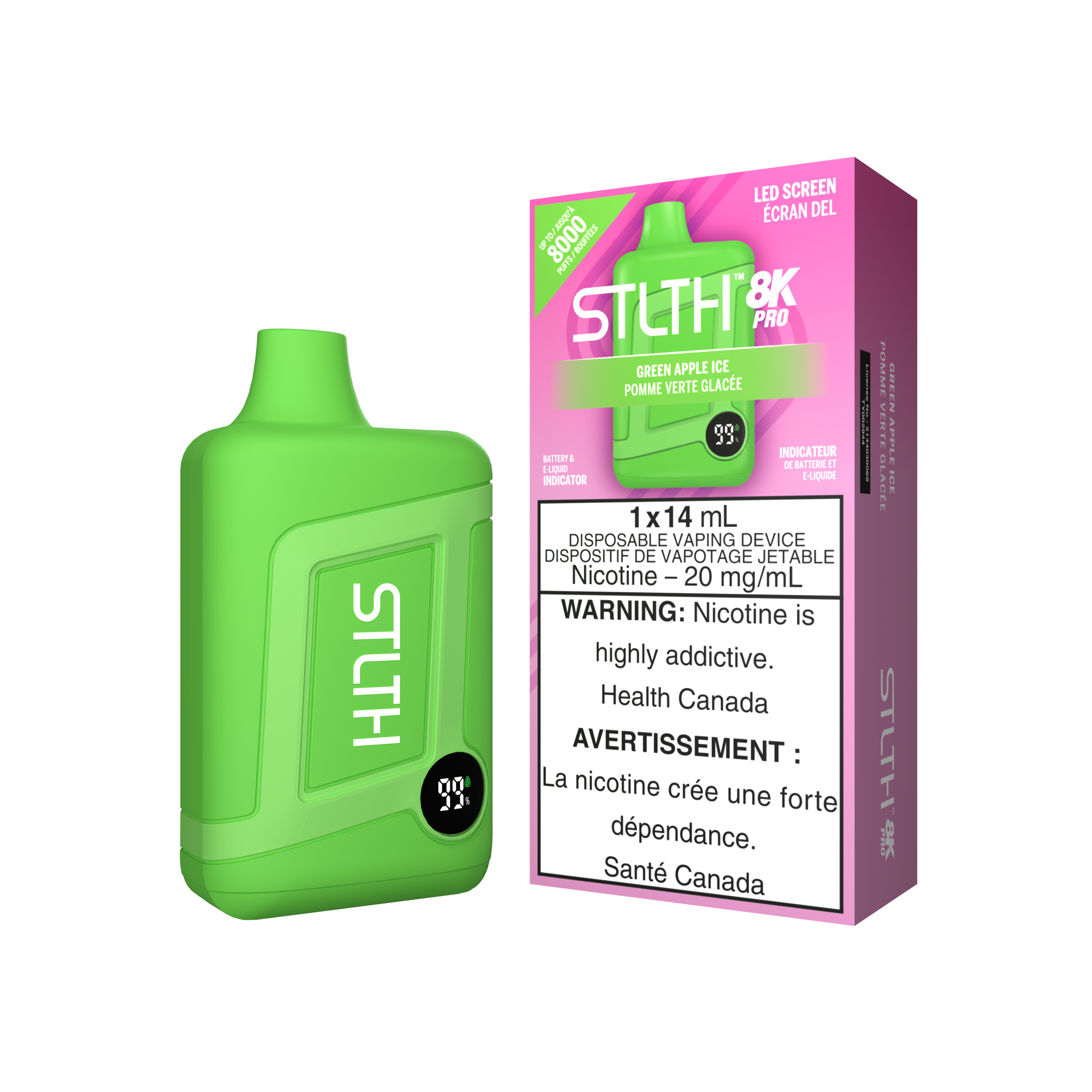 STLTH 8K Pro - Disposable E-Cig (EXCISE TAXED) (8000 Puffs)