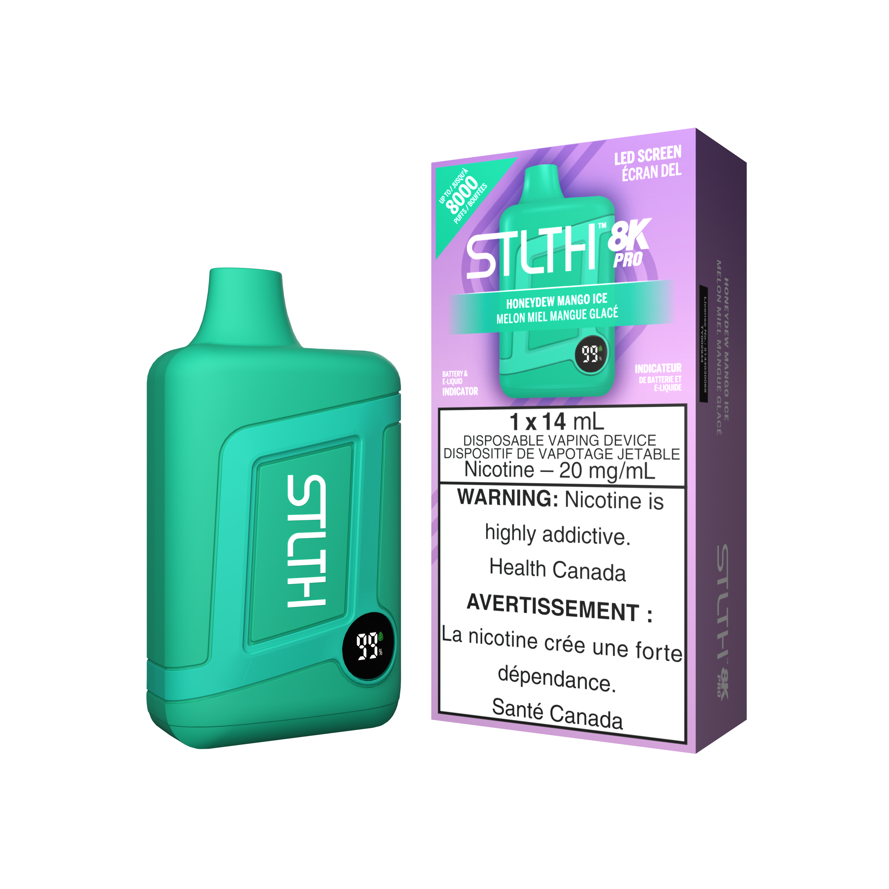 STLTH 8K Pro - Disposable E-Cig (EXCISE TAXED) (8000 Puffs)