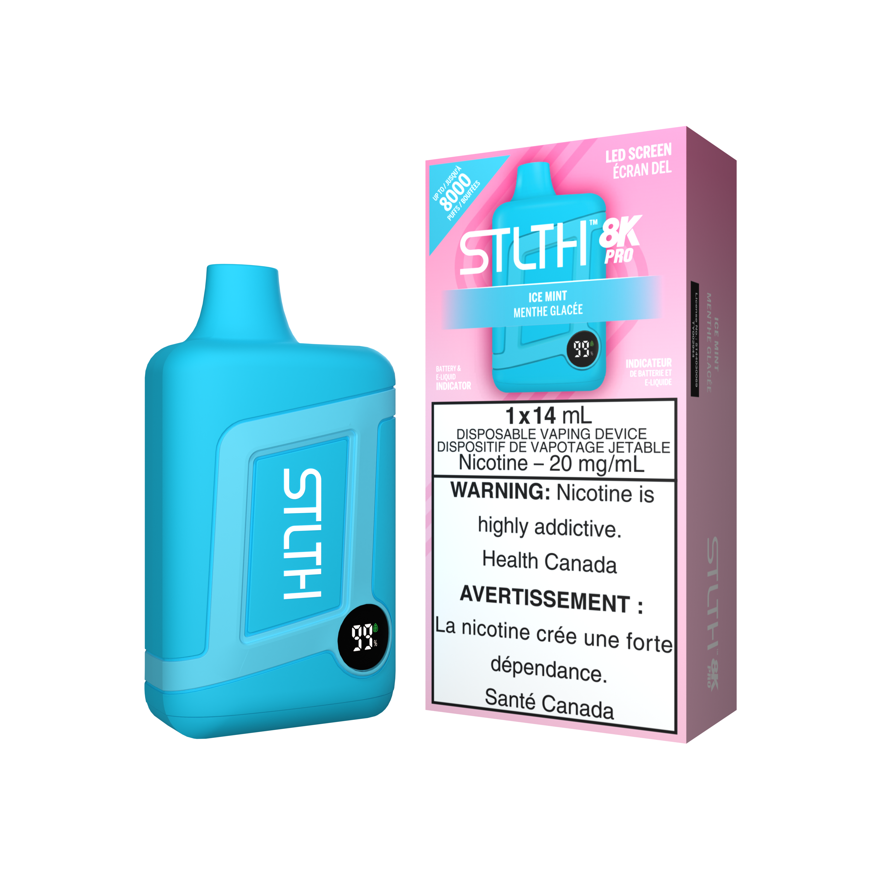 STLTH 8K Pro - Disposable E-Cig (EXCISE TAXED) (8000 Puffs)