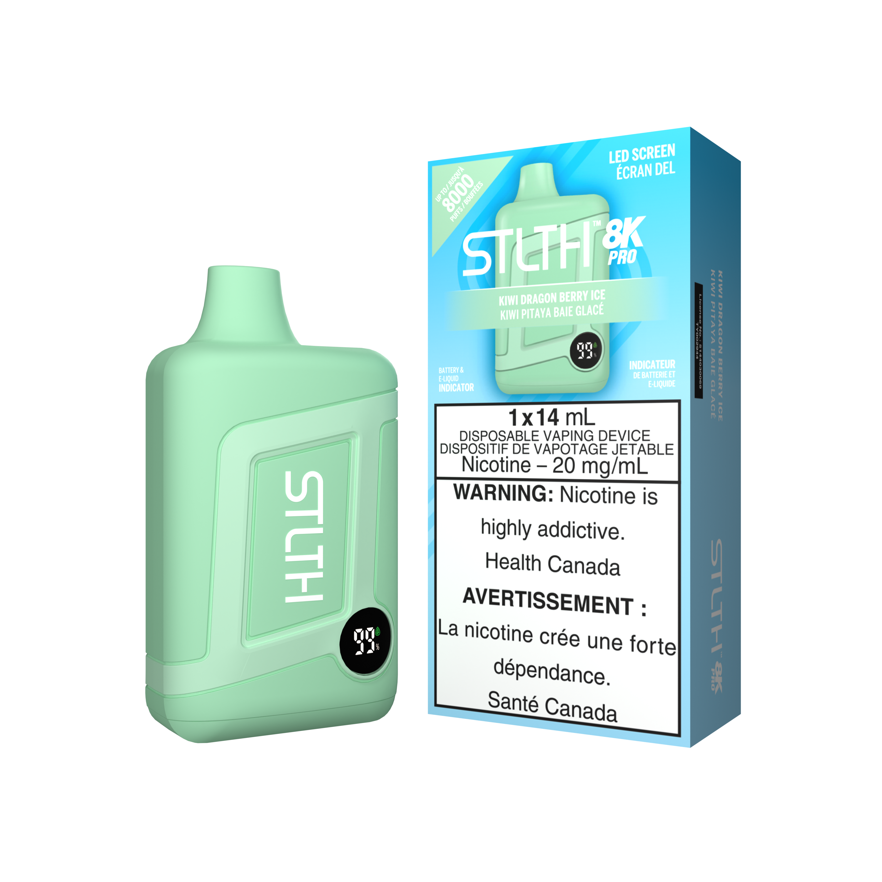 STLTH 8K Pro - Disposable E-Cig (EXCISE TAXED) (8000 Puffs)