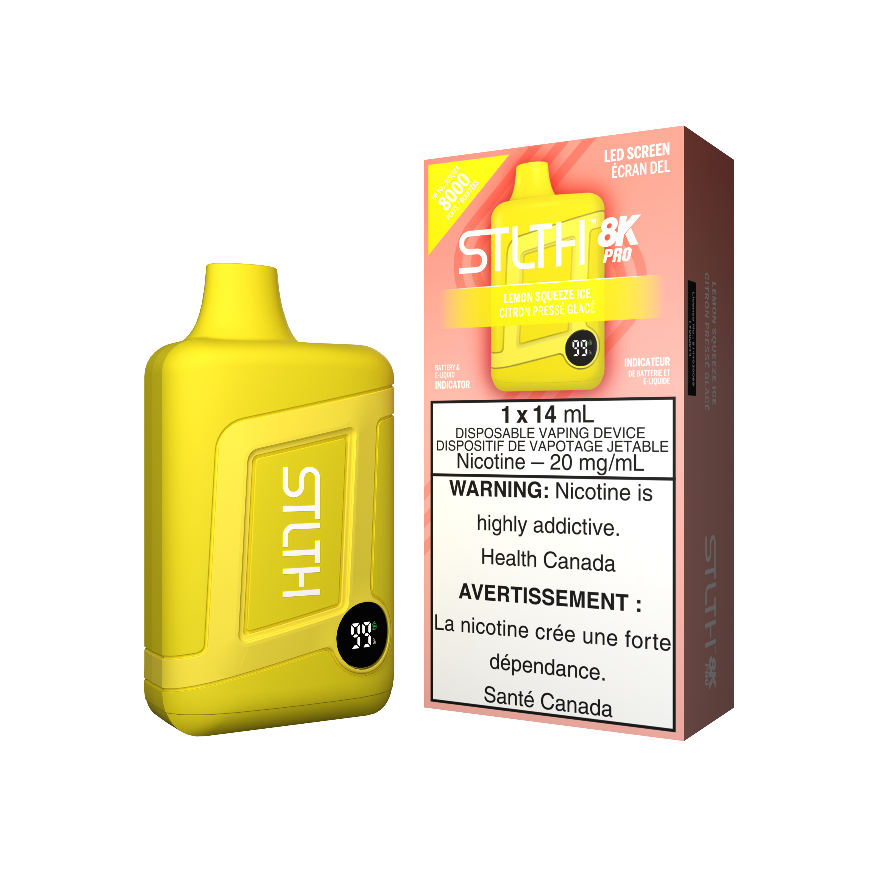 STLTH 8K Pro - Disposable E-Cig (EXCISE TAXED) (8000 Puffs)