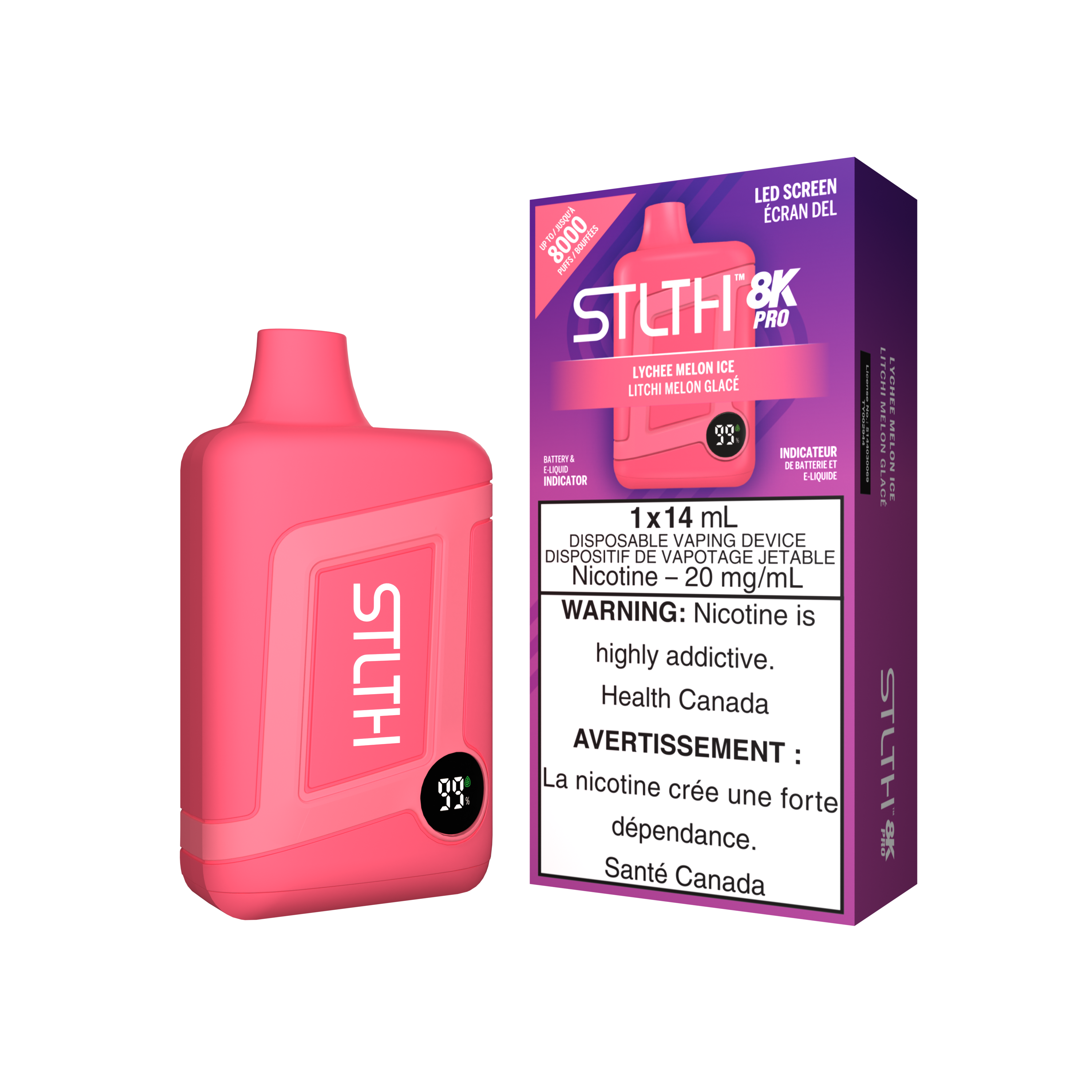 STLTH 8K Pro - Disposable E-Cig (EXCISE TAXED) (8000 Puffs)
