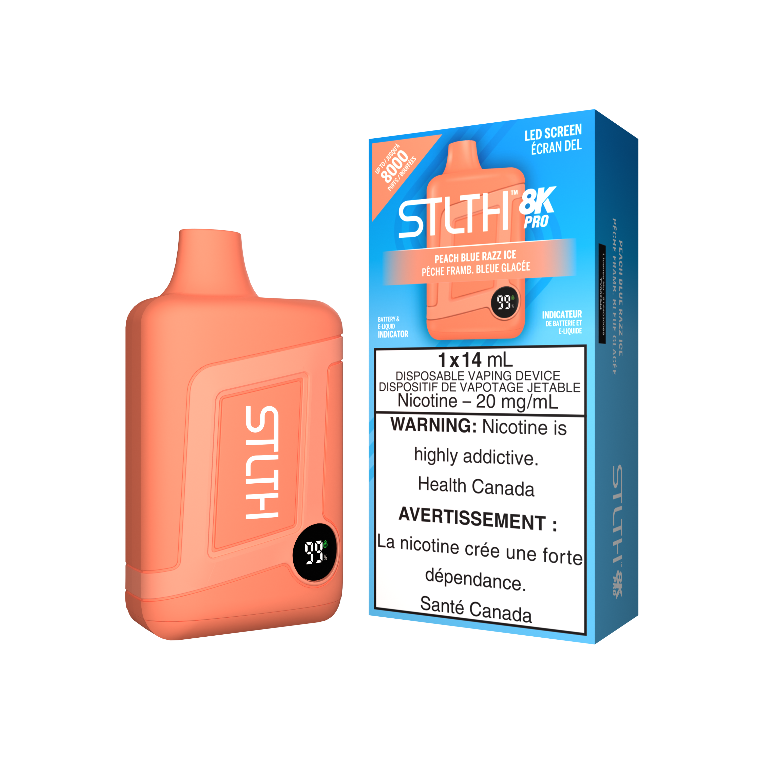 STLTH 8K Pro - Disposable E-Cig (EXCISE TAXED) (8000 Puffs)