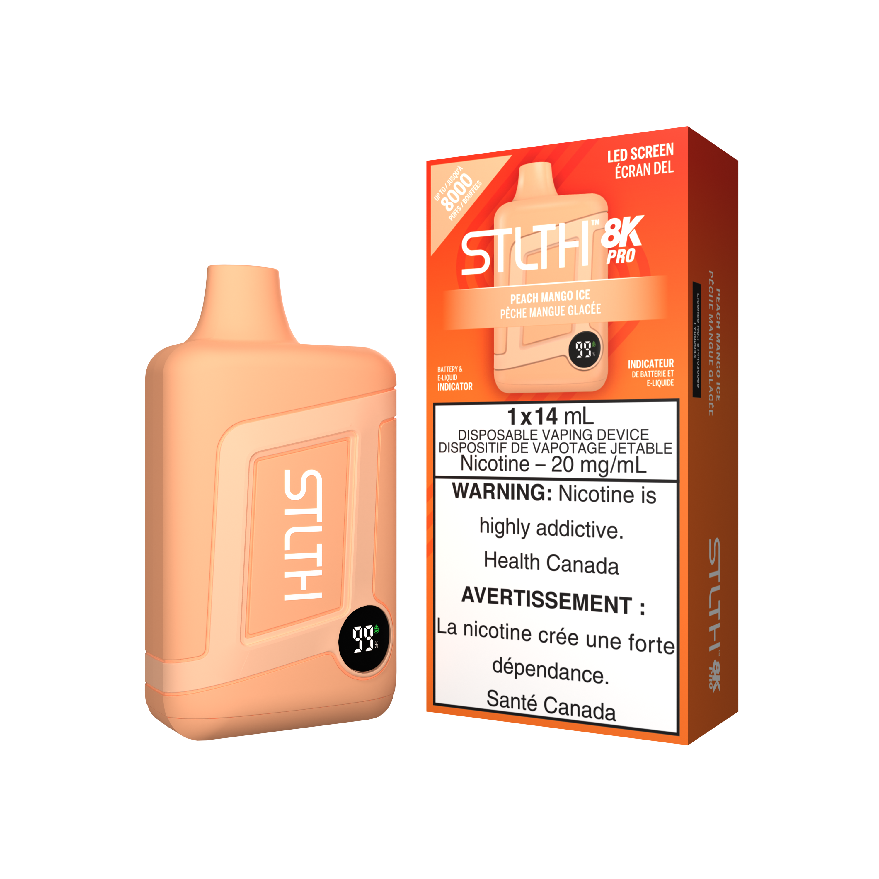 STLTH 8K Pro - Disposable E-Cig (EXCISE TAXED) (8000 Puffs)