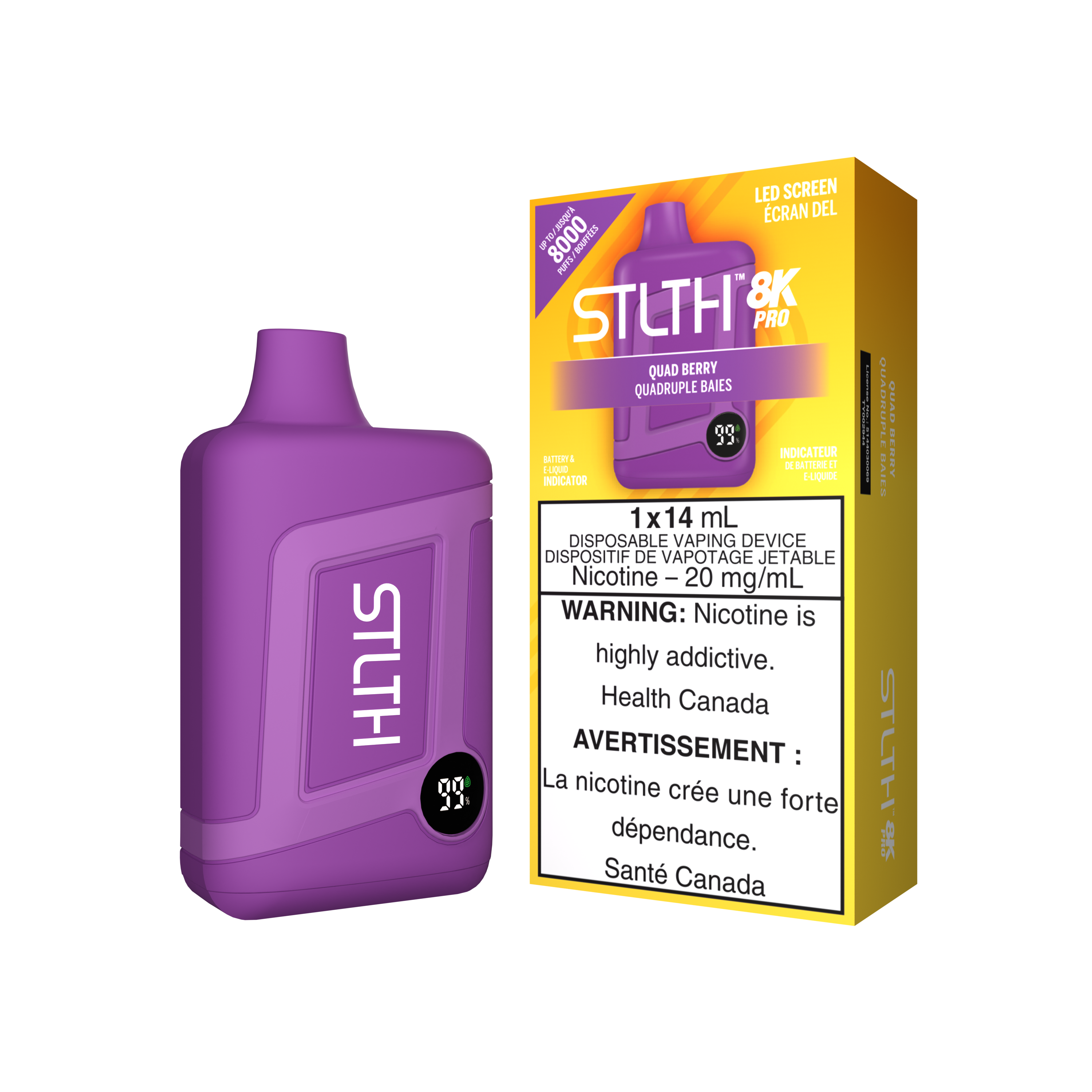 STLTH 8K Pro - Disposable E-Cig (EXCISE TAXED) (8000 Puffs)