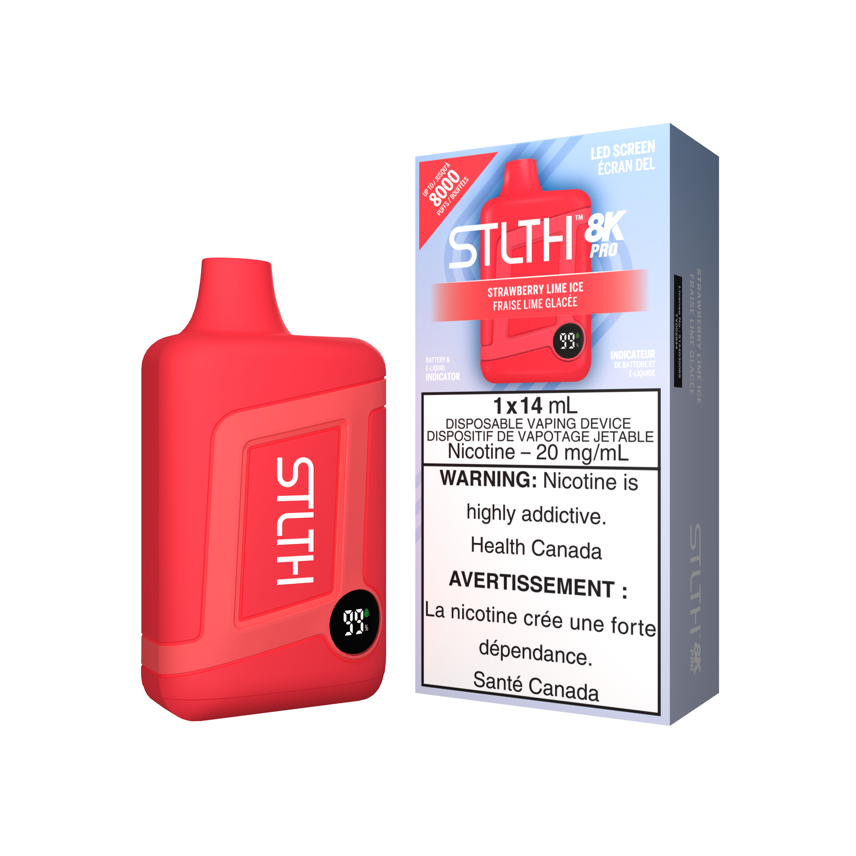 STLTH 8K Pro - Disposable E-Cig (EXCISE TAXED) (8000 Puffs)