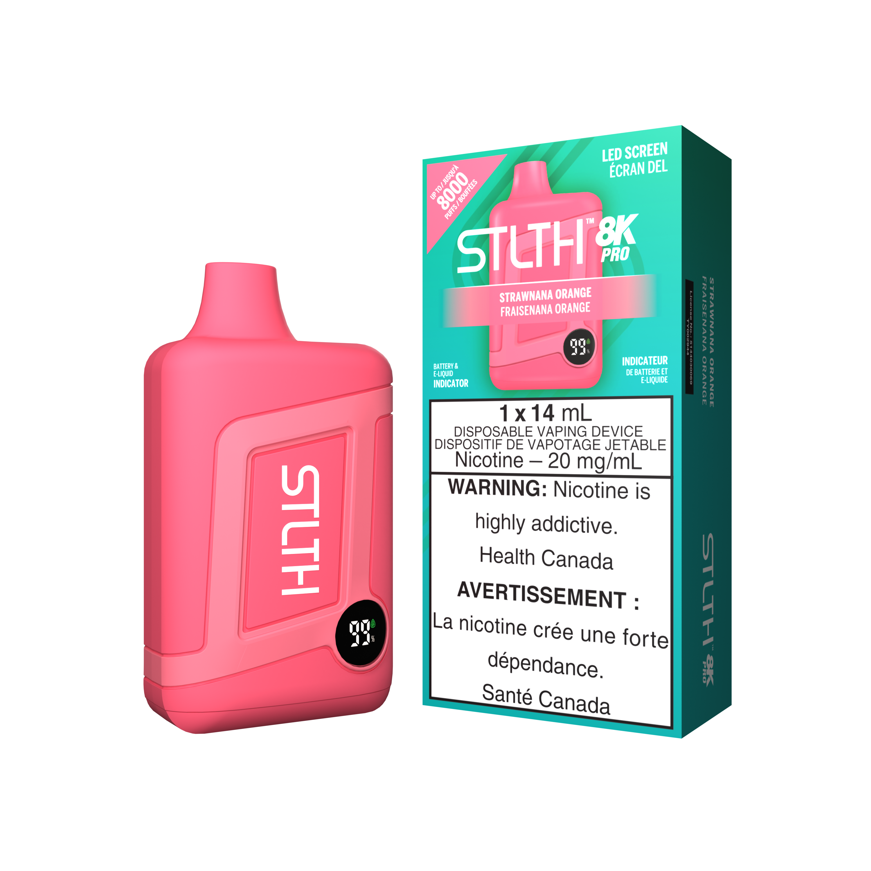 STLTH 8K Pro - Disposable E-Cig (EXCISE TAXED) (8000 Puffs)
