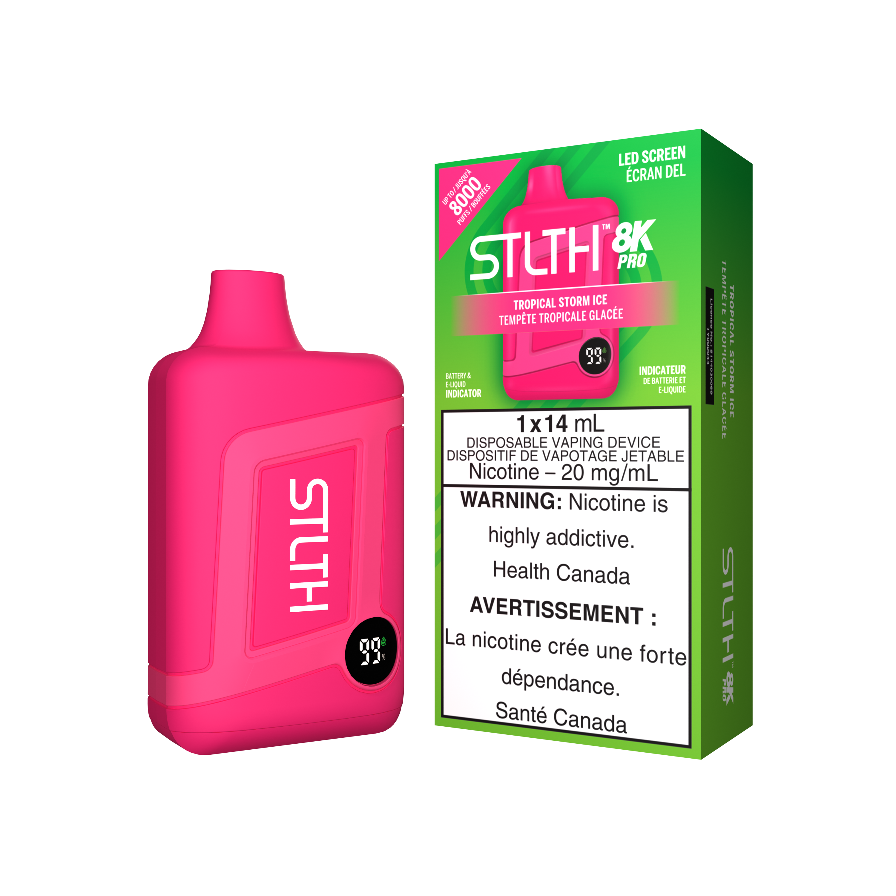 STLTH 8K Pro - Disposable E-Cig (EXCISE TAXED) (8000 Puffs)