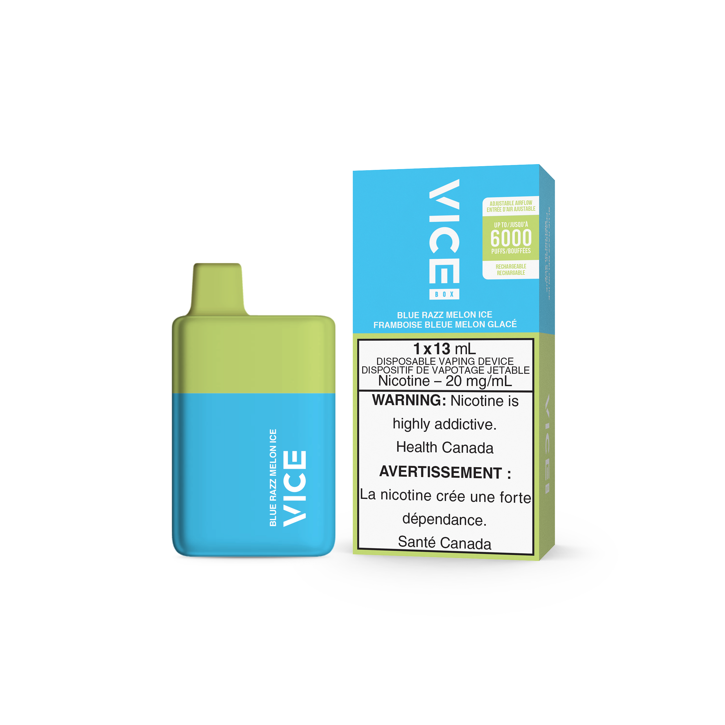 VICE Box - Disposable E-Cig (EXCISE TAXED) (6000 Puffs)