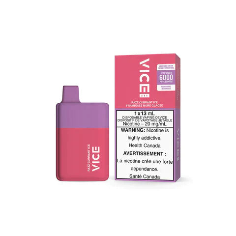 VICE Box - Disposable E-Cig (EXCISE TAXED) (6000 Puffs)