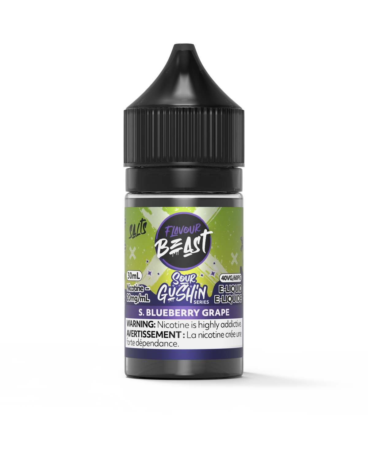 Sour Gushin S. Blueberry Grape by Flavour Beast Salt - 30ml