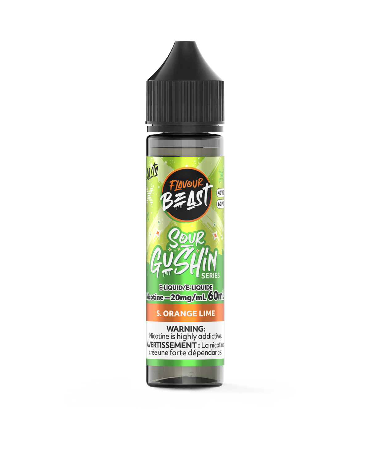 Sour Gushin S. Orange Lime by Flavour Beast Salt - 60ml