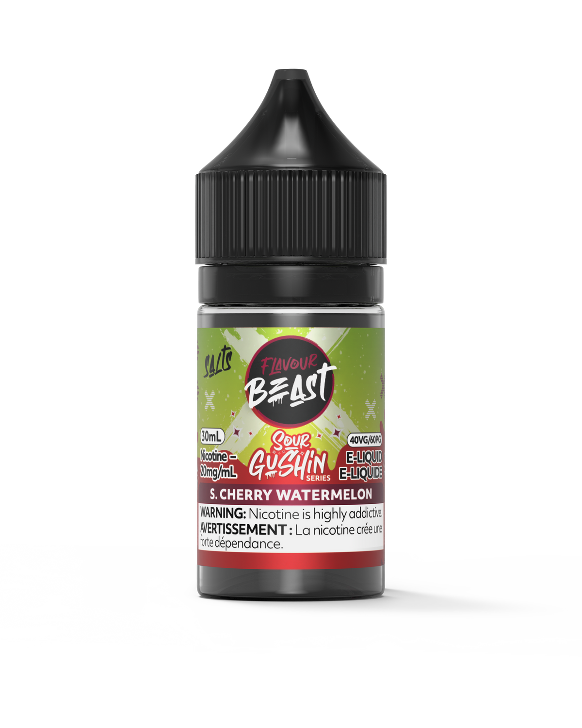 Sour Gushin S. Cherry Watermelon by Flavour Beast Salt - 30ml