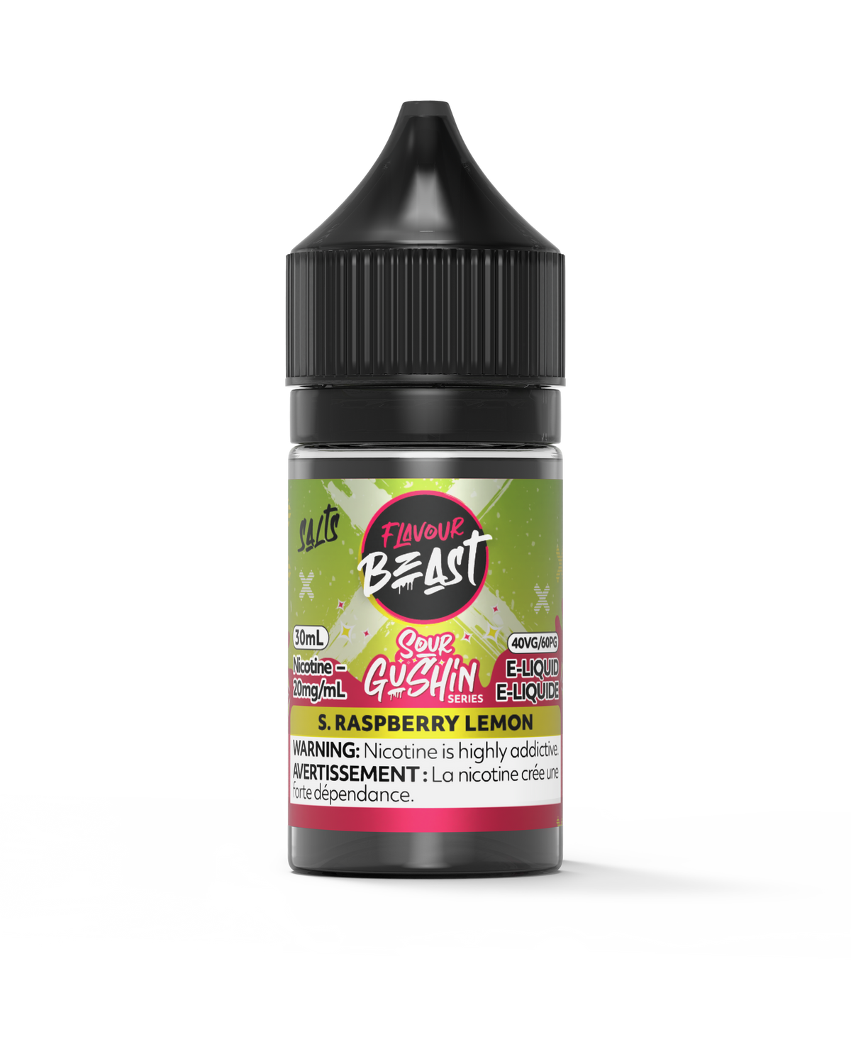 Sour Gushin S. Raspberry Lemon by Flavour Beast Salt - 30ml